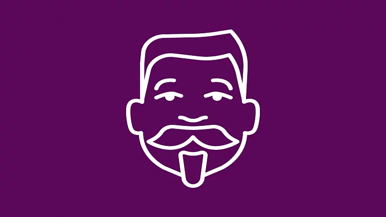 White FES icon shows the Head of Friedrich Ebert