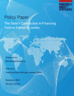 The state's contribution in financing political parties in Jordan