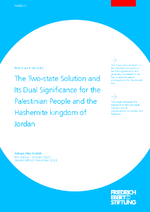 The two-state solution and its dual significance for the Palestinian people and the Hashemite kingdom of Jordan