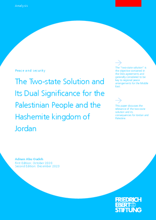 The two-state solution and its dual significance for the Palestinian people and the Hashemite kingdom of Jordan