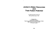 Jordan's water resources and their future potential